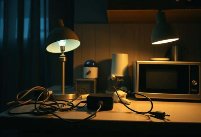 energie sparen steckerziehen fur nachtschutz ipw - (Bildinhalt mit KI erstellt) - Bildinhalt mit KI erstellt