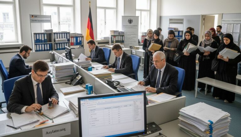 BAMF Keine Abschiebungsverbote Syrer - Bildinhalt mit KI erstellt