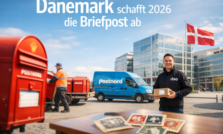 Dänemark schafft 2026 die Briefpost ab