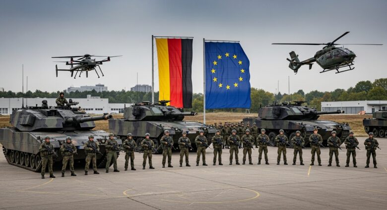 Bundeswehr: Zukünftig Europas stärkste Armee? - Bildinhalt mit KI erstellt