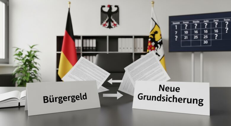 Ersatz für Bürgergeld: Neue Grundsicherung ab 2026 - Bildinhalt mit KI erstellt