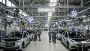 Volkswagen stoppt Autoproduktion in Dresden