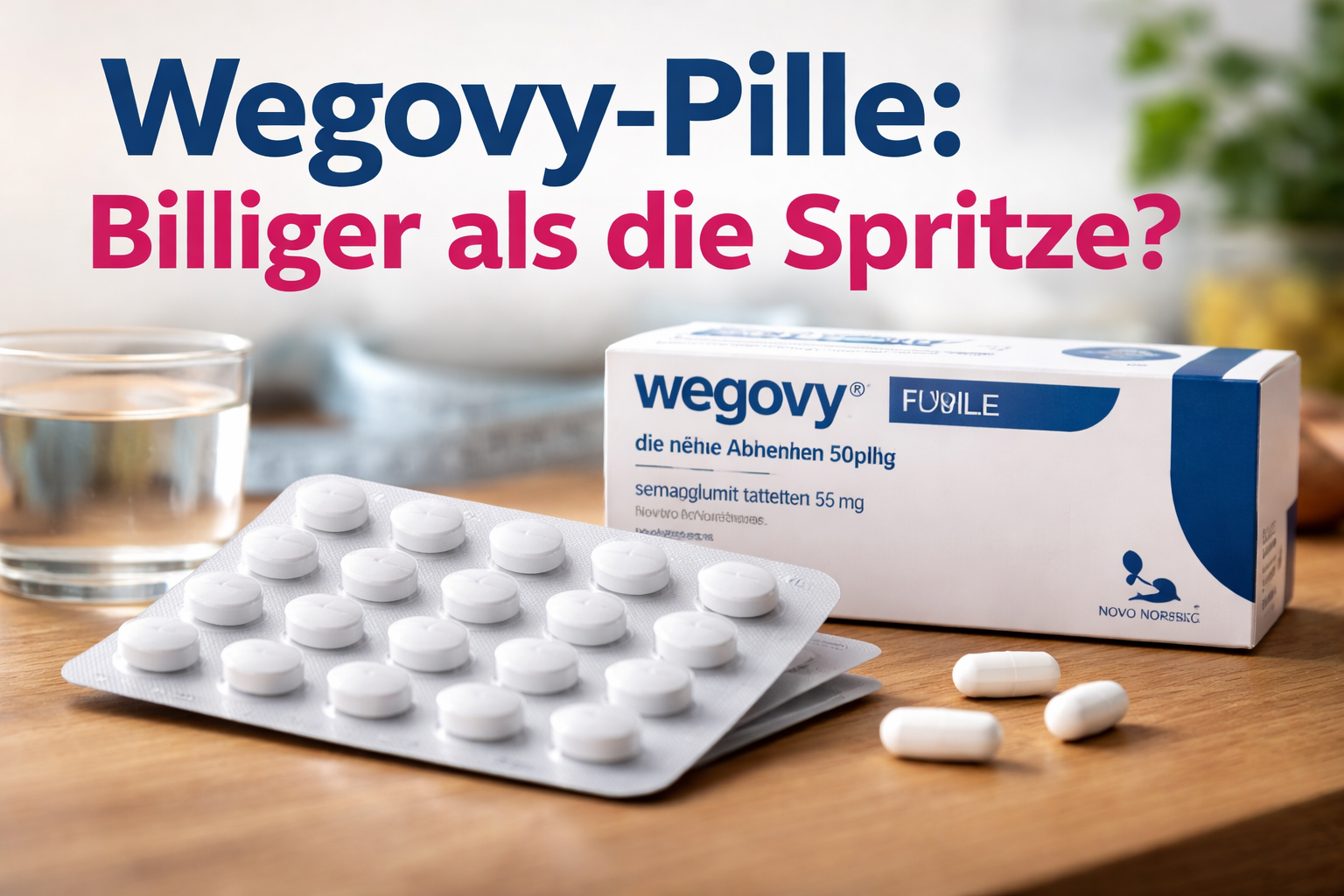 Wegovy-Pille: Billiger als die Spritze?
