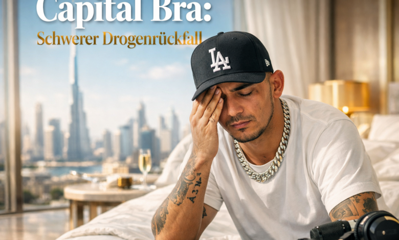 Capital Bra: Schwerer Drogenrückfall und Reaktionen