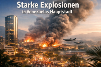 Eskalation: Explosionen in Venezuelas Hauptstadt Caracas