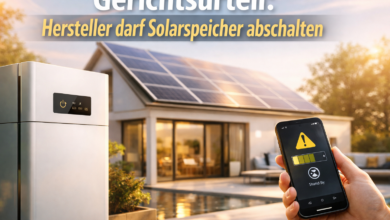Hersteller darf Solarspeicher abschalten