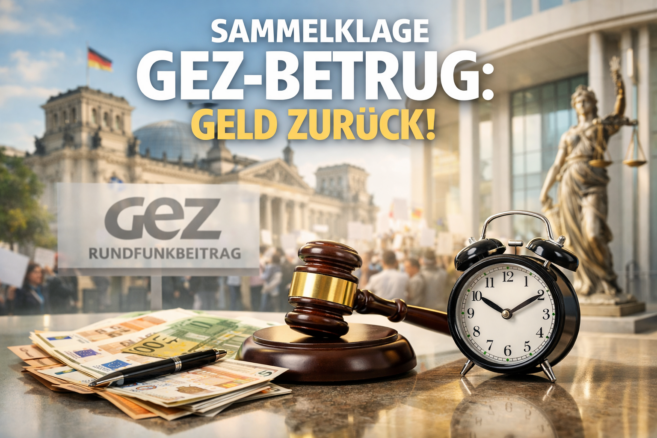Sammelklage GEZ-Betrug - Bildinhalt mit KI erstellt