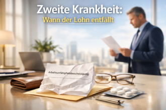 Zweite Krankheit: Wann der Lohn entfällt