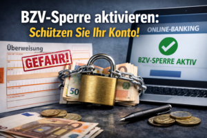 BZV-Sperre aktivieren: Konto schützen
