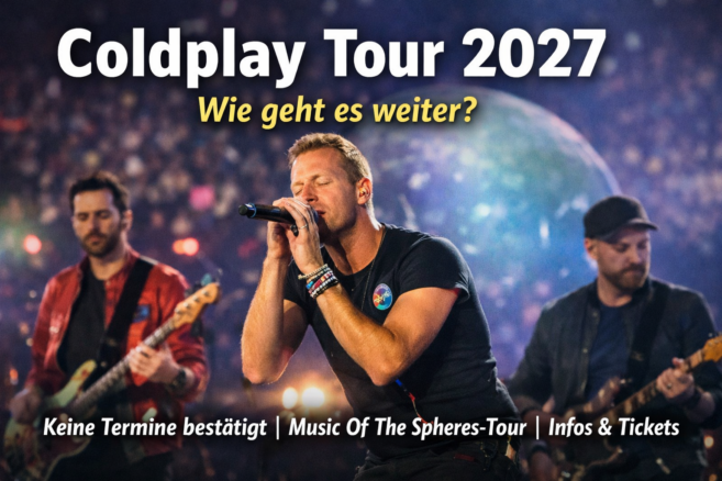Coldplay Tour 2027 - Bildinhalt mit KI erstellt