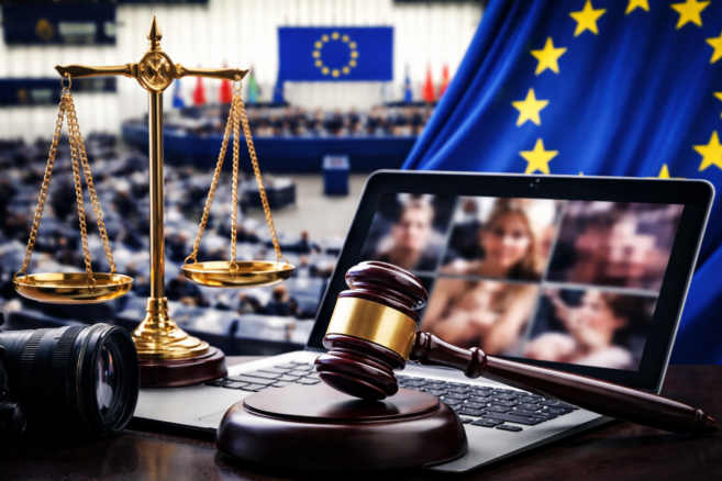 Deepfake Verbot - Bildinhalt mit KI erstellt