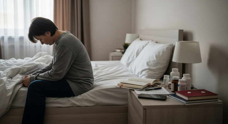 Depressionen: Symptome & Ursachen erkennen - Bildinhalt mit KI erstellt