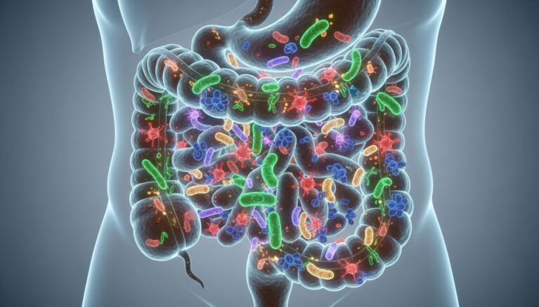 Das Mikrobiom: Warum die Darmflora so wichtig ist - Bildinhalt mit KI erstellt