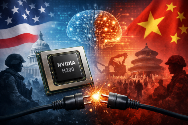 Nvidia stoppt KI Chip - Bildinhalt mit KI erstellt