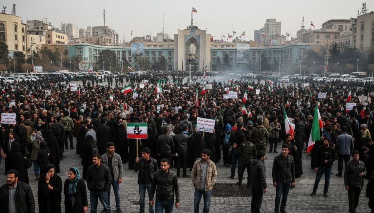 Hochrisiko-Wette: Wie realistisch ist ein Regimewechsel im Iran? - Bildinhalt mit KI erstellt