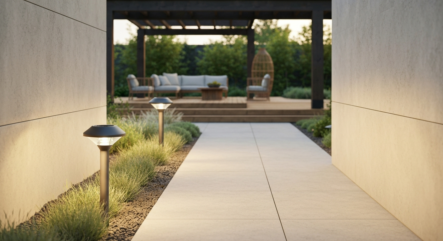 Garden Bright Uplighter: Günstige Solar-Gartenbeleuchtung