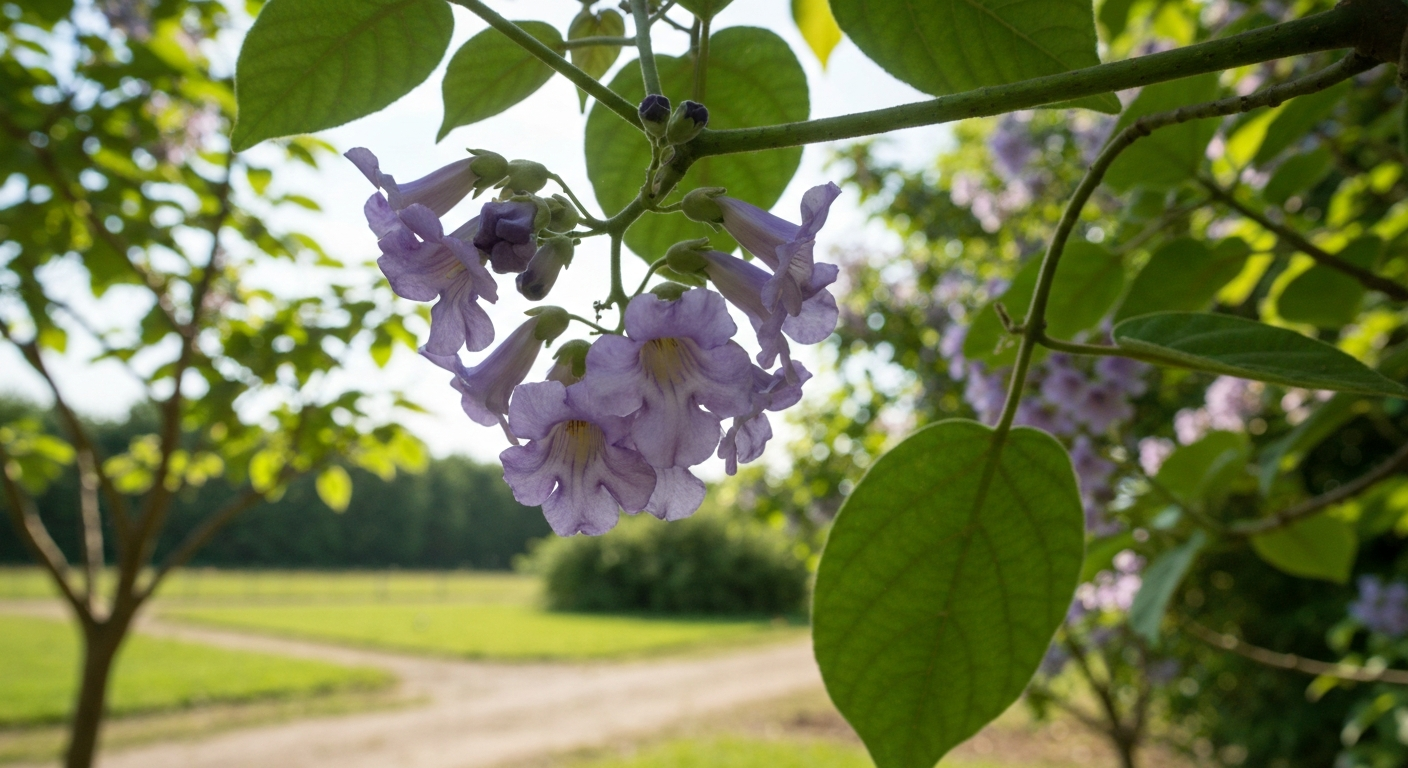Paulownia: Der Turbo-Baum mit spektakulärer Blüte