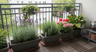 Pflegeleichte Topfpflanzen für den Balkon: Tipps & Ideen