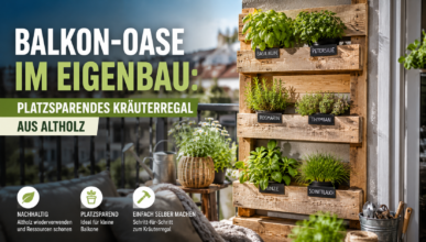 Balkon Oase im Eigenbau