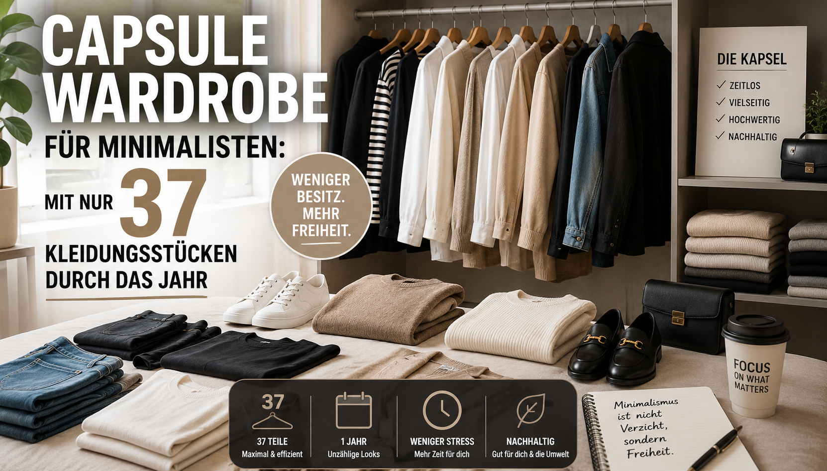 Capsule Wardrobe für Minimalisten