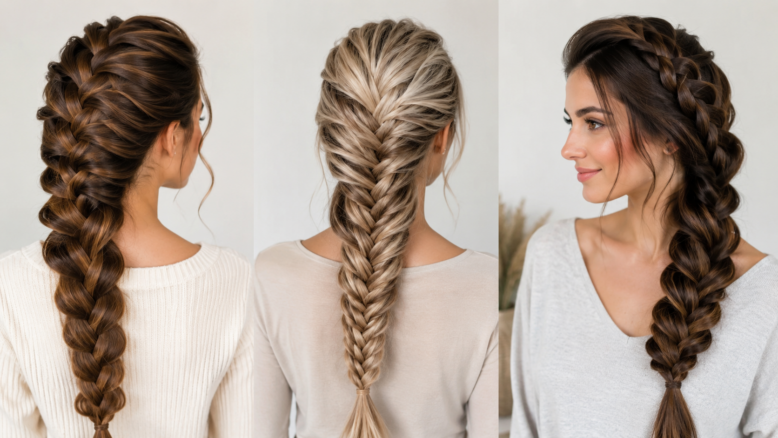 Flechtfrisuren für langes dickes Haar: Die besten Styles