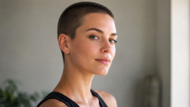 Buzz Cut Frauen - Bildinhalt mit KI erstellt