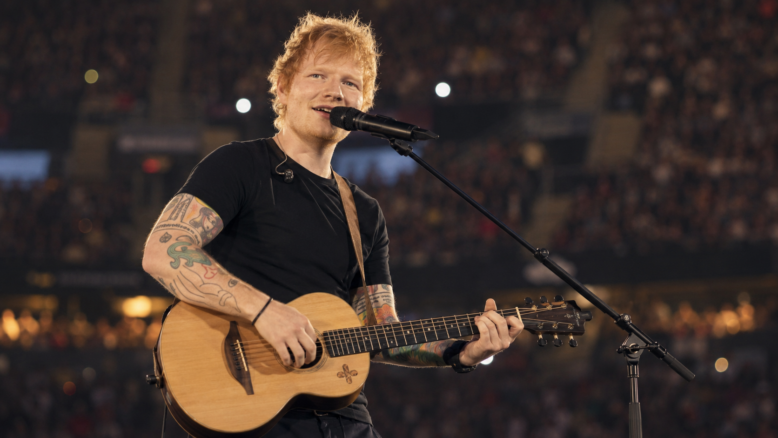 Ed Sheeran Tour 2027 - Bildinhalt mit KI erstellt