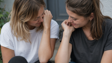 Freundschaftstattoo - Bildinhalt mit KI erstellt