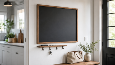 Kreidetafel für Familiennachrichten: Stilvolle Organisation 13 - (Bildinhalt mit KI erstellt) - Bildinhalt mit KI erstellt Kreidetafel für Familiennachrichten - Bildinhalt mit KI erstellt