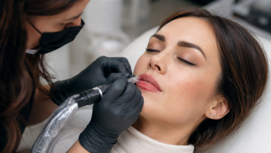 Lippen Tattoo - Bildinhalt mit KI erstellt