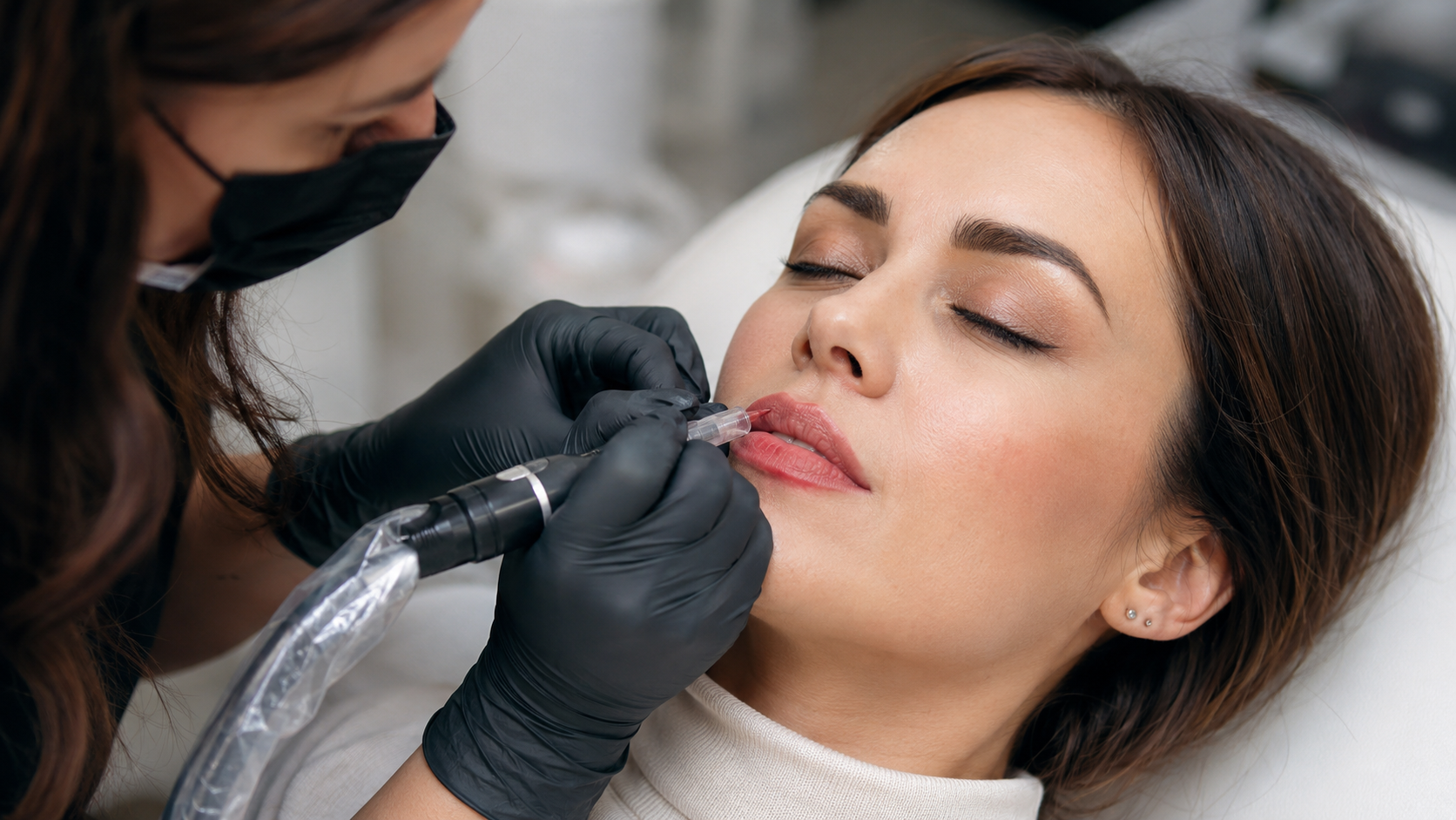 Lippen Tattoo - Bildinhalt mit KI erstellt