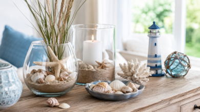 Maritime Sommerdeko: Tolle Ideen mit Sand & Muscheln 15 - (Bildinhalt mit KI erstellt) - Bildinhalt mit KI erstellt Maritime Sommerdeko - Bildinhalt mit KI erstellt