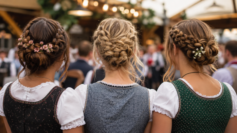 Oktoberfest Frisuren - Bildinhalt mit KI erstellt