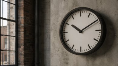 Wanduhr im Bahnhofs-Stil: Zeitloser Retro-Look 15 - (Bildinhalt mit KI erstellt) - Bildinhalt mit KI erstellt Wanduhr im Bahnhofs Stil - Bildinhalt mit KI erstellt