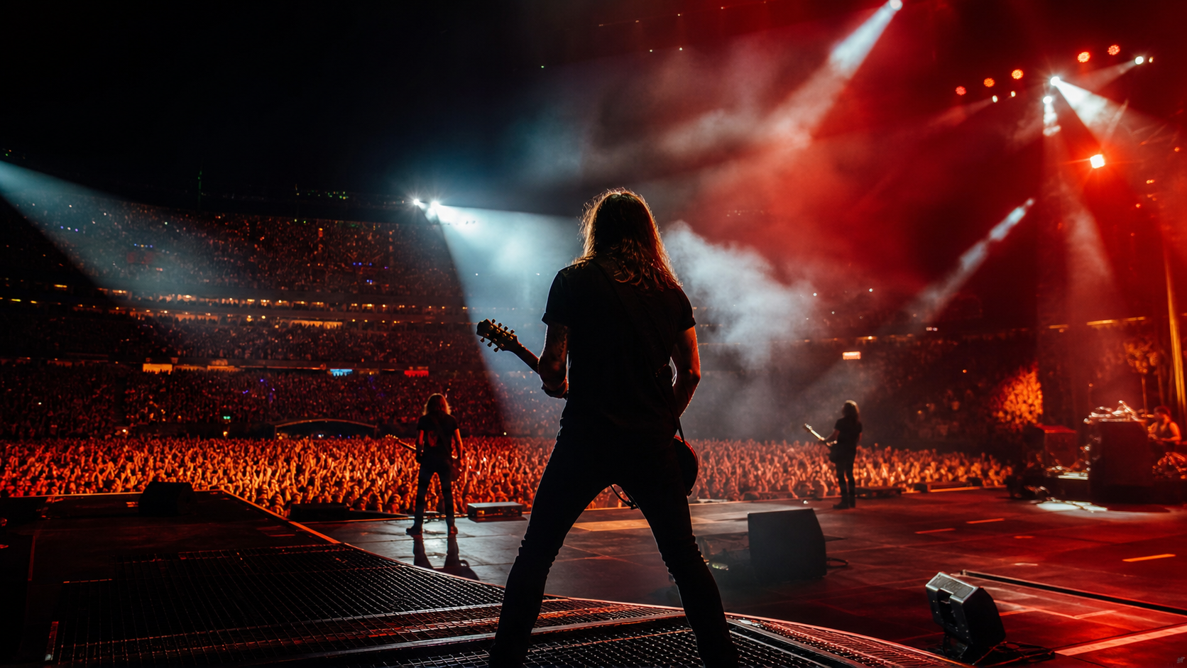 Symbolisches Konzertbild zur AC/DC Tour 2027 - Bildinhalt mit KI erstellt