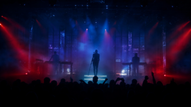 And One Tour 2027: Termine und Tickets 8 - (Bildinhalt mit KI erstellt) - Bildinhalt mit KI erstellt Symbolisches Konzertbild zur And One Tour 2027 - Bildinhalt mit KI erstellt