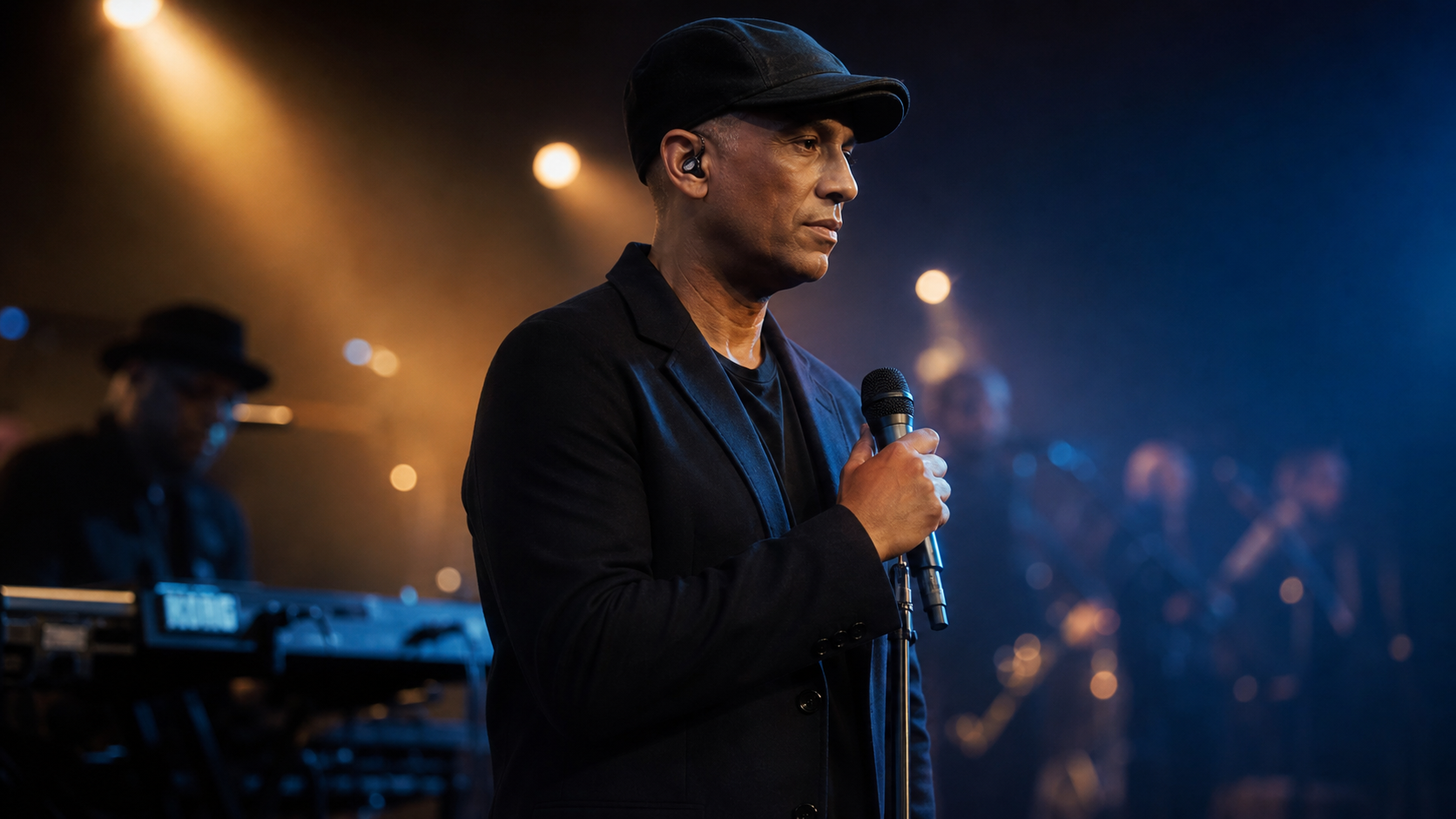 Symbolisches Konzertbild zur Xavier Naidoo Tour 2027 - Bildinhalt mit KI erstellt